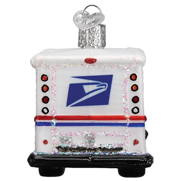 USPS Mail Truck Ornament - #themonogram manor #
