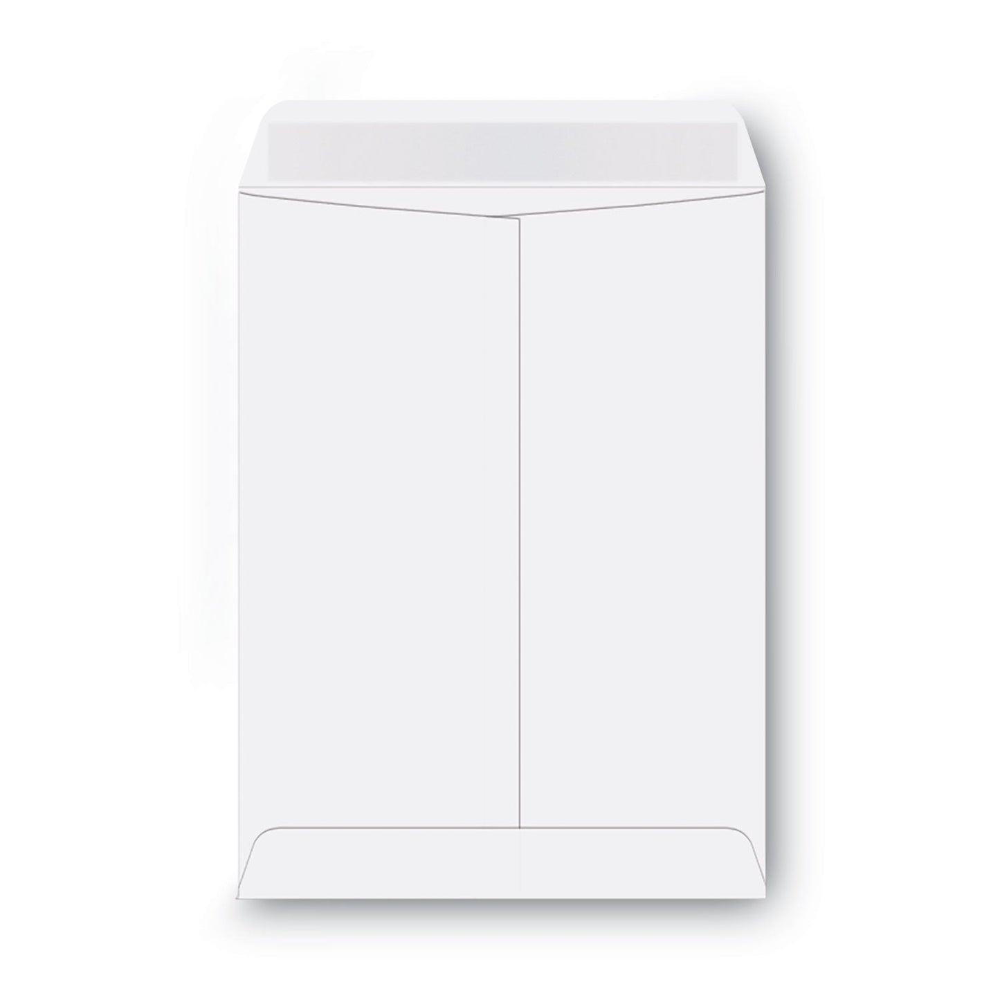 Universal Catalog Envelope, 28 lb Bond Weight Paper, 10 1/2, Square Flap, Gummed Closure, 9 x 12, White, 100/Box - themonogram manor 