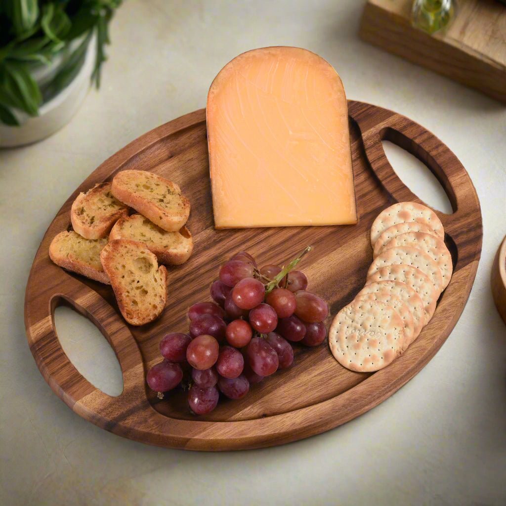 Oval Tray with Handles - themonogram manor 