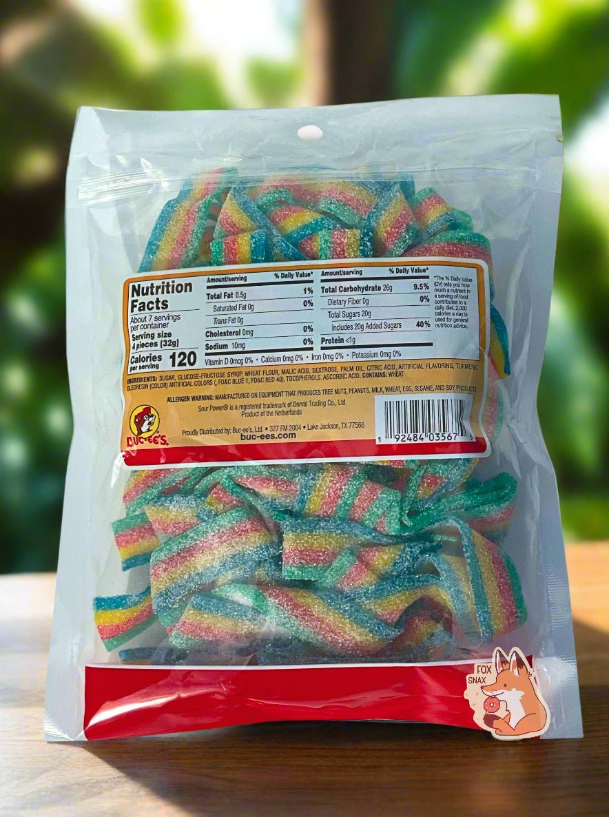 Buc - ee's Quattro Sour Power Candy Belts - themonogram manor 
