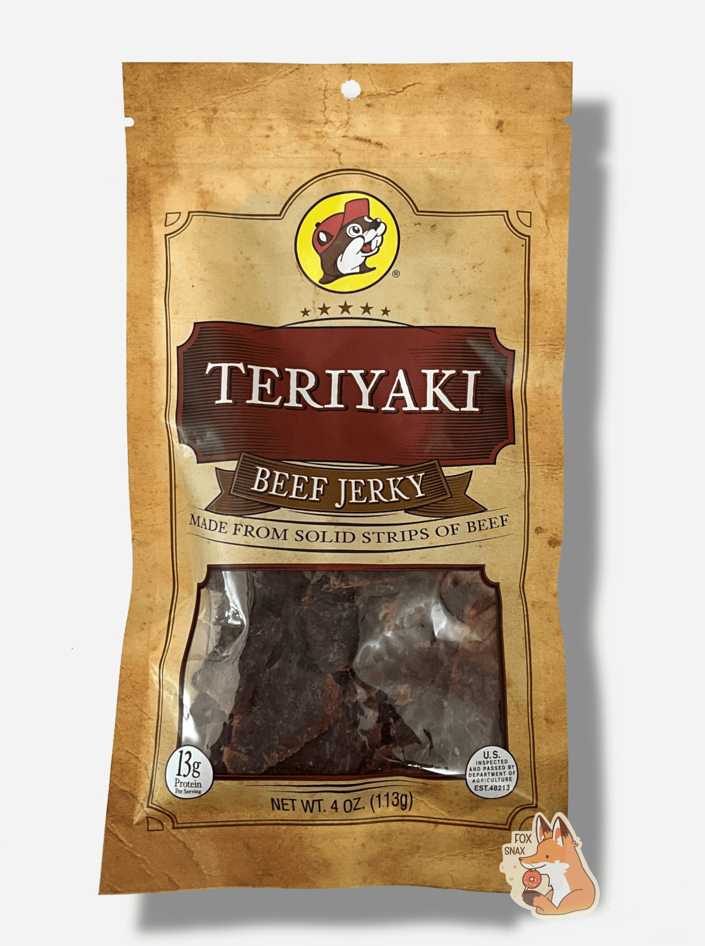 Buc - ee's Teriyaki Beef Jerky - themonogram manor 