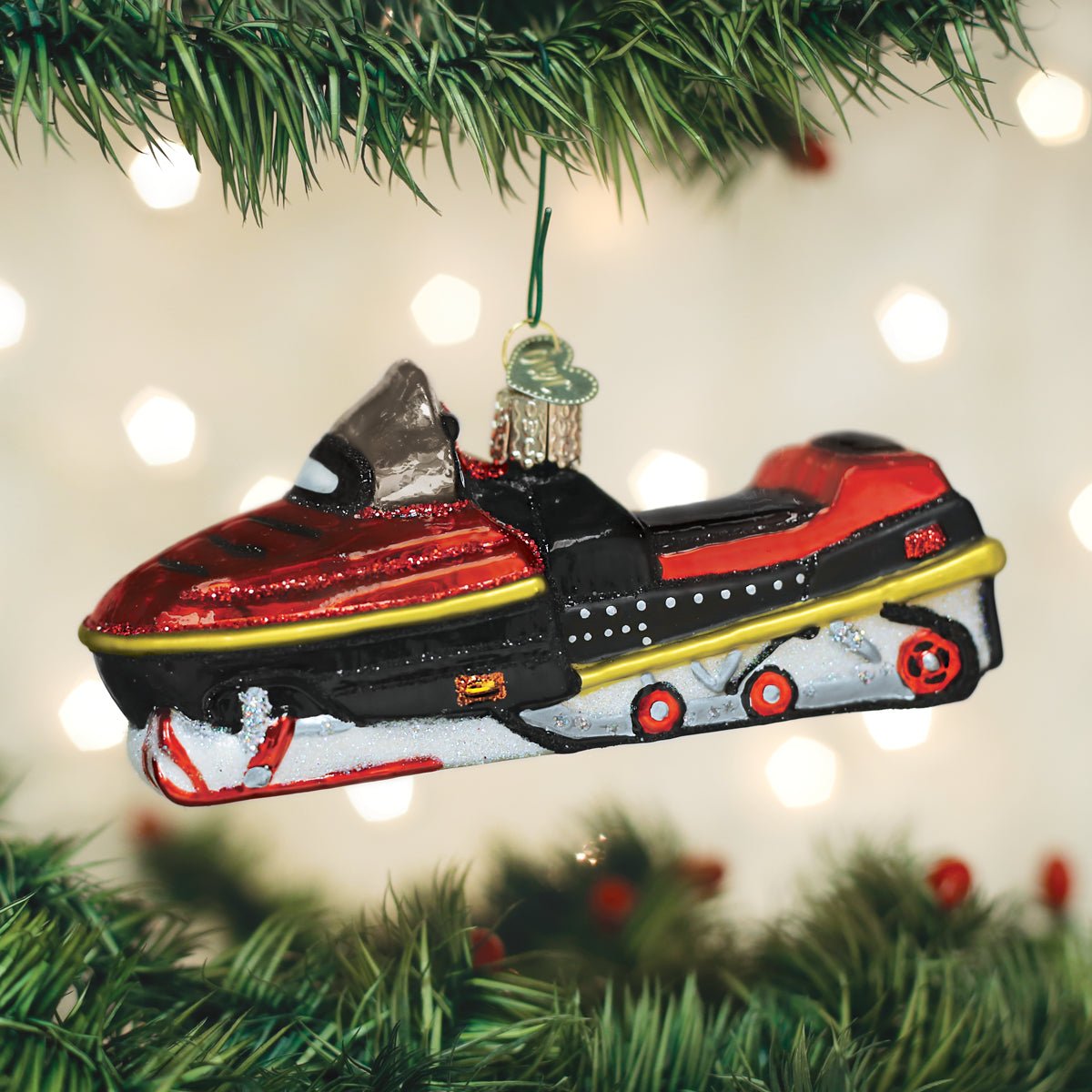 Snowmobile Ornament - #themonogram manor #