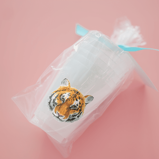 Tiger Frosted Cups - themonogram manor 