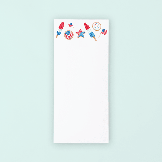 4th of July Treats Lists Pad - themonogram manor 