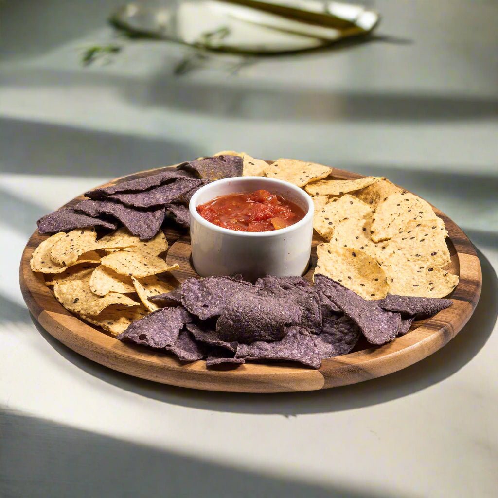 Large Chip n Dip with Ceramic Bowl - themonogram manor 