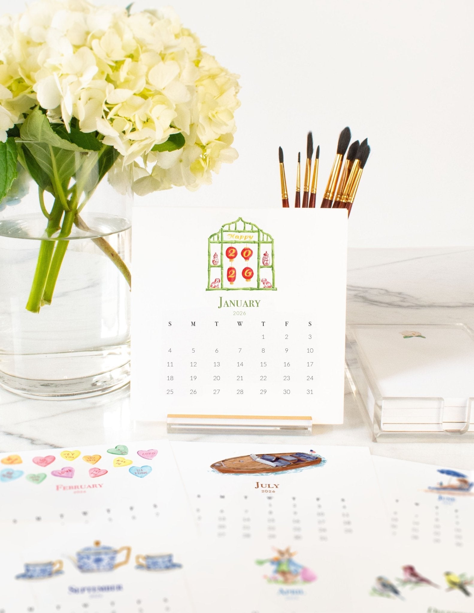 2026 Calendar | EVERYDAY EDITION - themonogram manor 
