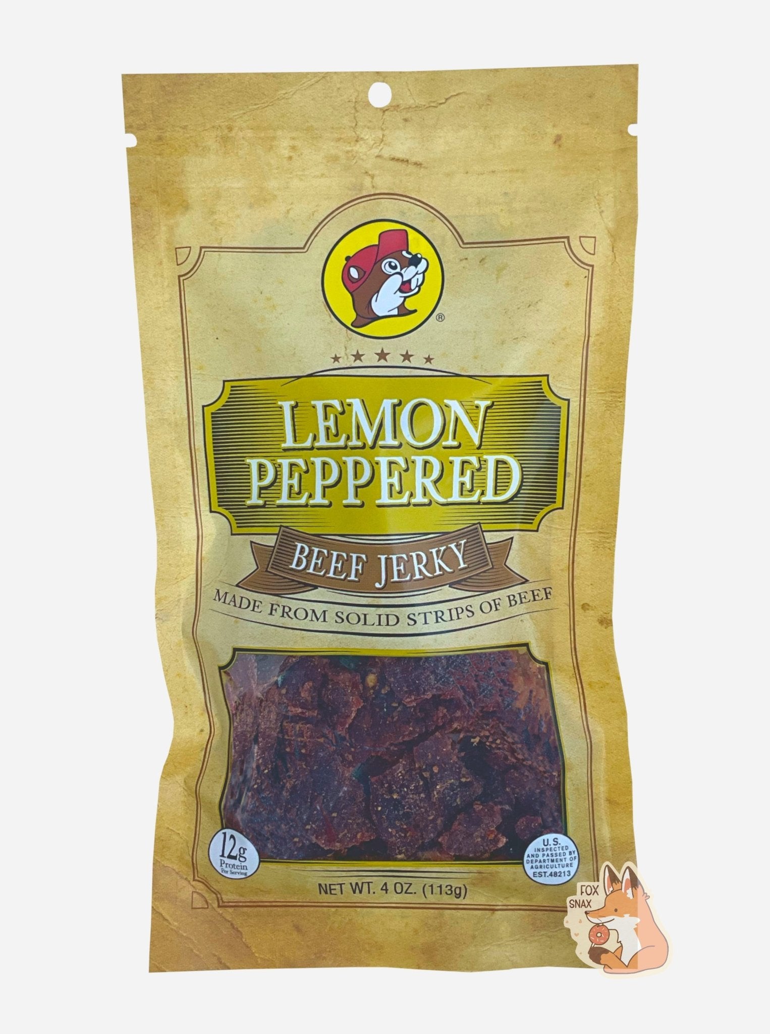 Buc - ee's Lemon Peppered Beef Jerky - themonogram manor 
