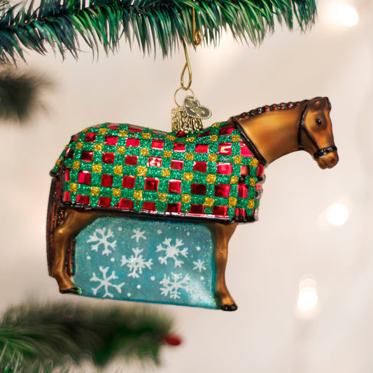 Snowflake Horse Ornament - themonogram manor 