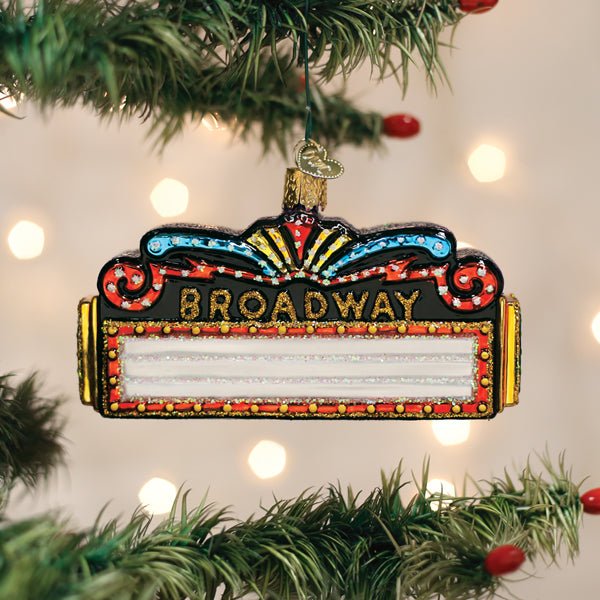 Broadway Marquee Ornament - #themonogram manor #