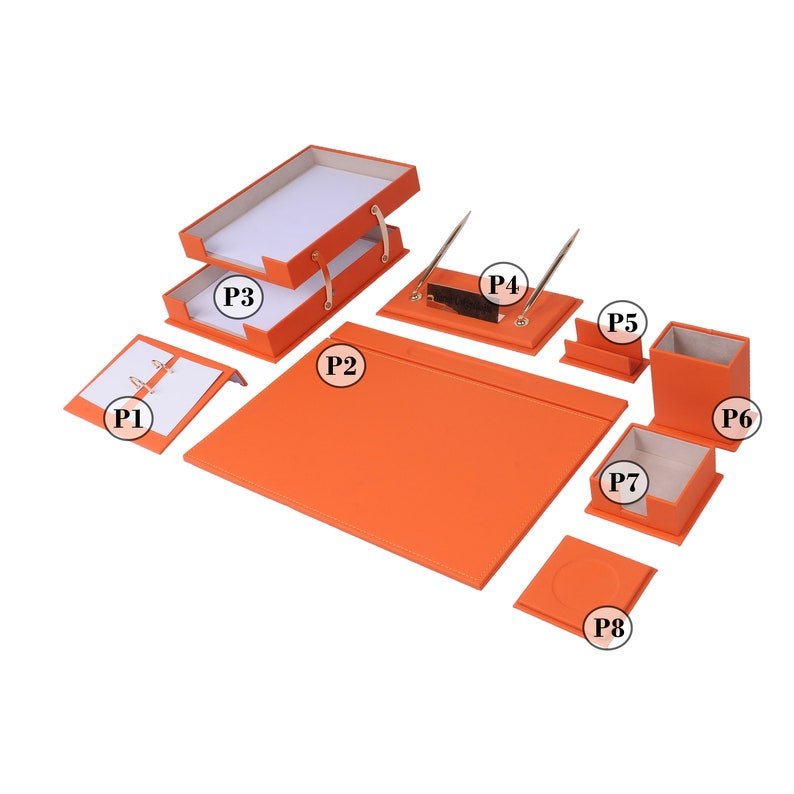 MOOG Desk Organizers And Accessories - Fully Customizable - 10 PCS - themonogram manor 