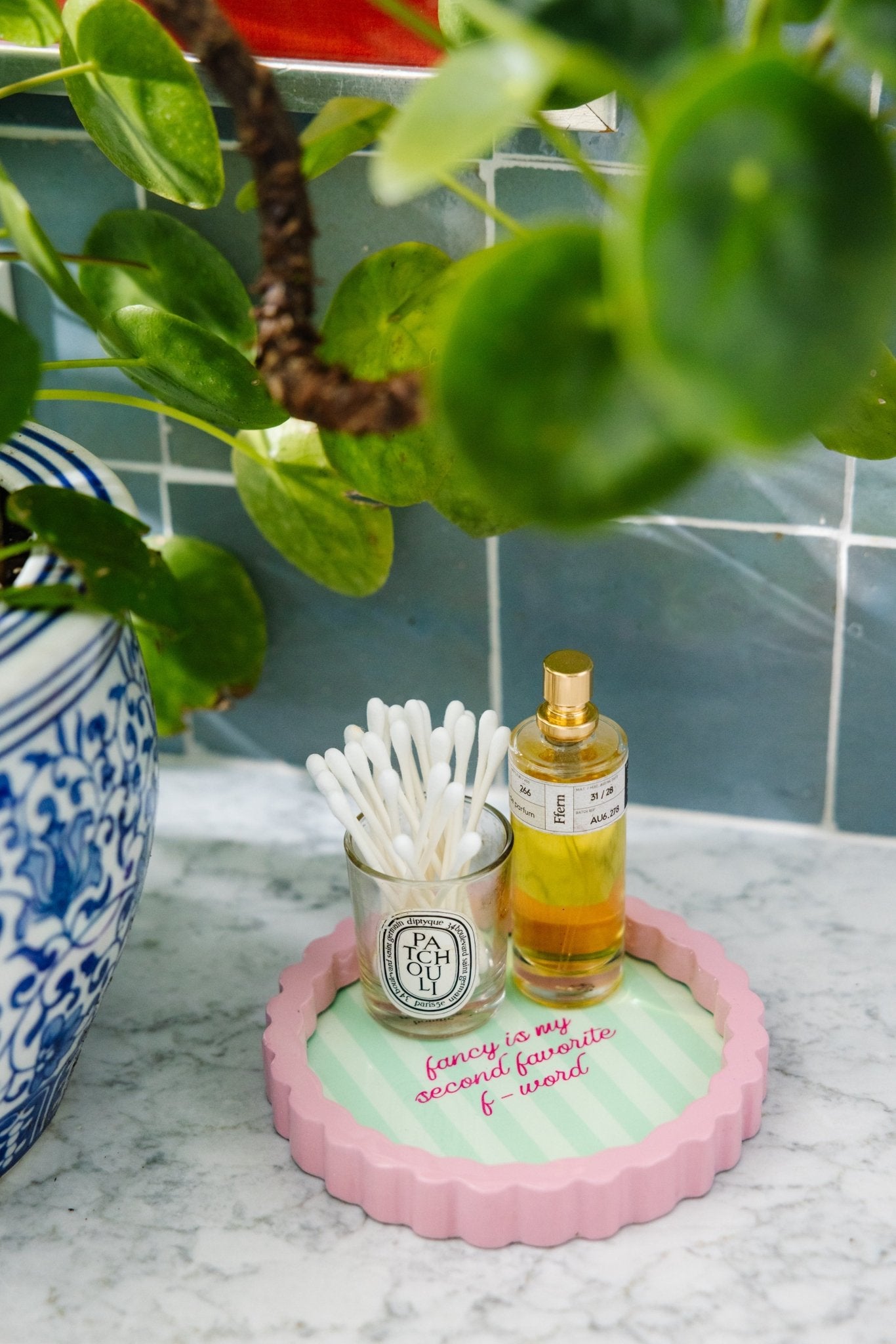 Fancy Small Lacquer Tray - themonogram manor 