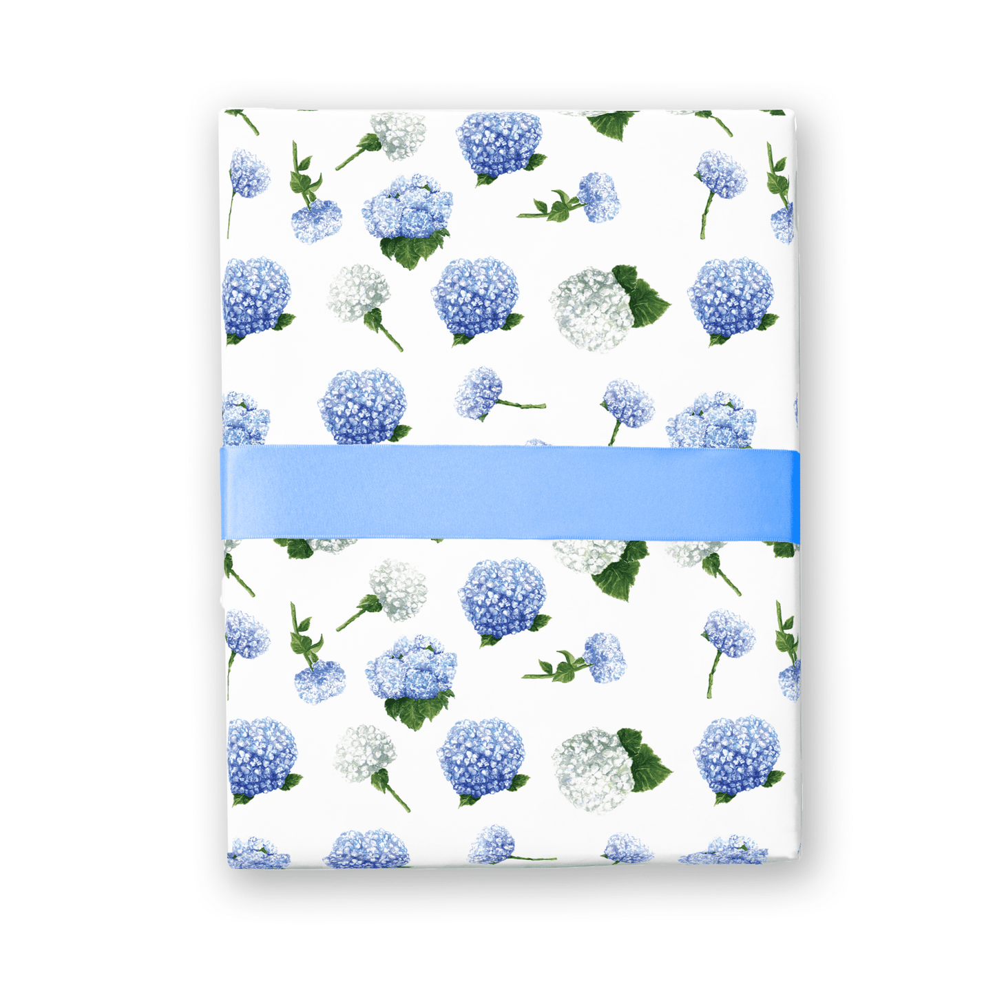 Hydrangea Pattern Gift Wrap - themonogram manor 