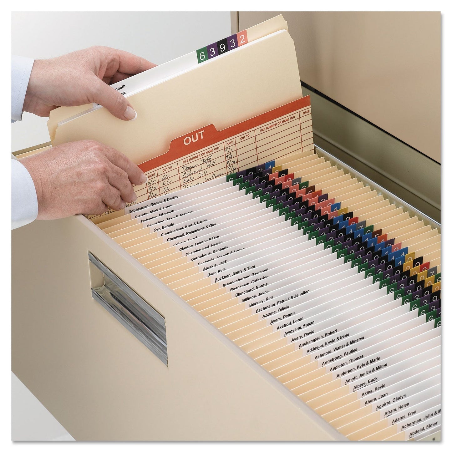 Smead Reinforced Tab Manila File Folders, Straight Tabs, Legal Size, 0.75" Expansion, 11 - pt Manila, 100/Box - themonogram manor 