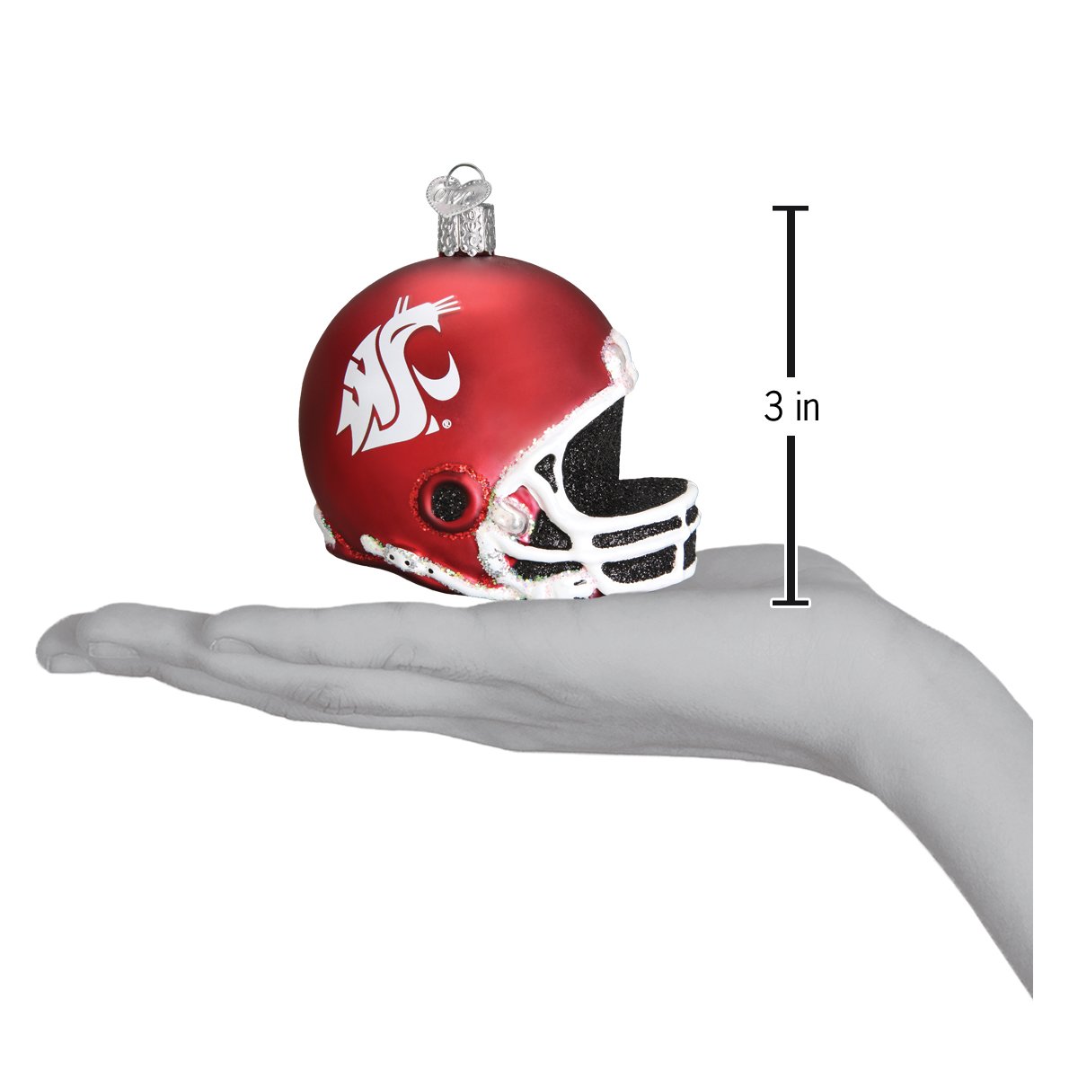 WSU Helmet Ornament - themonogram manor 