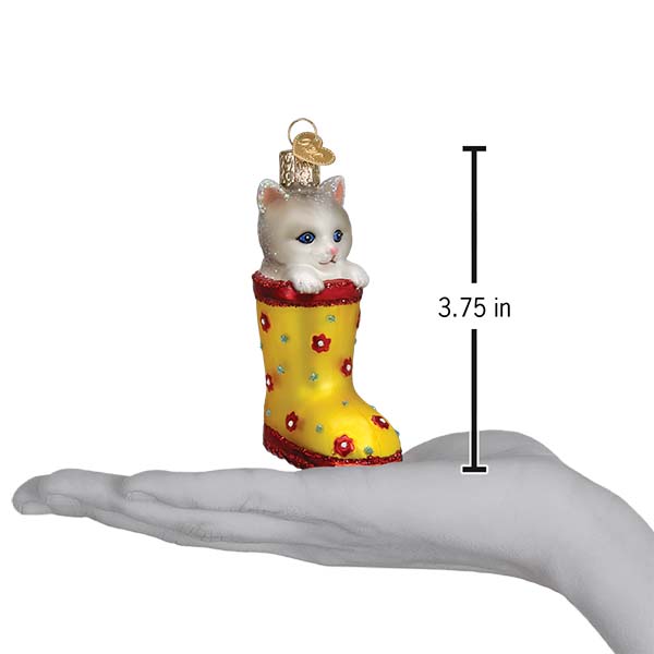 Kitten In Rain Boot Ornament - themonogram manor 