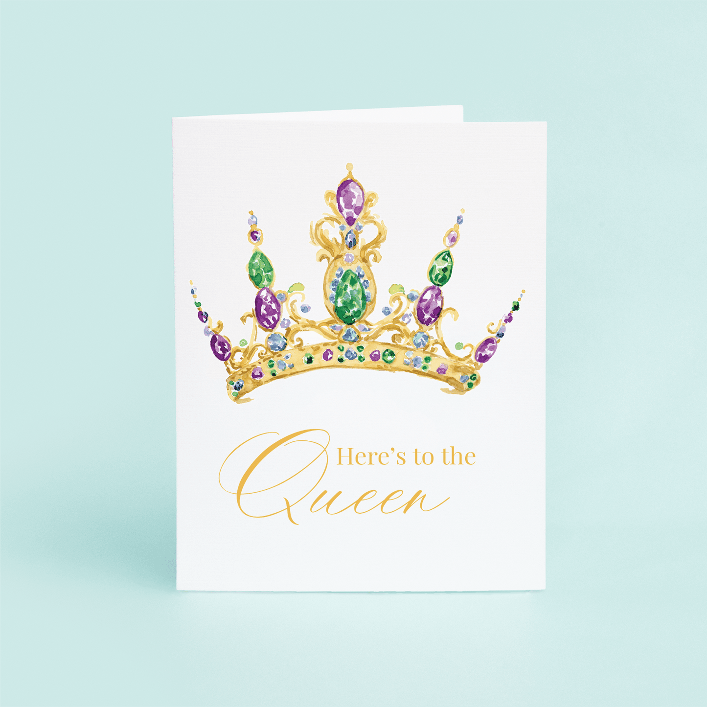 Queen Crown "Here's to the Queen" - themonogram manor 
