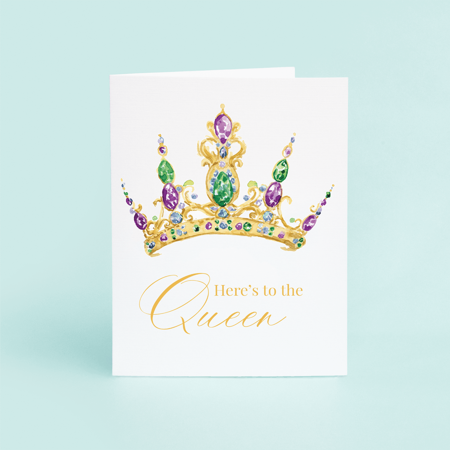 Queen Crown "Here's to the Queen" - themonogram manor 