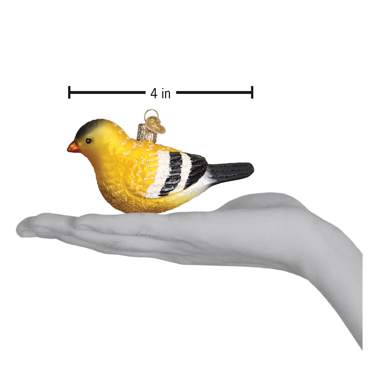 Hanging American Goldfinch - themonogram manor 