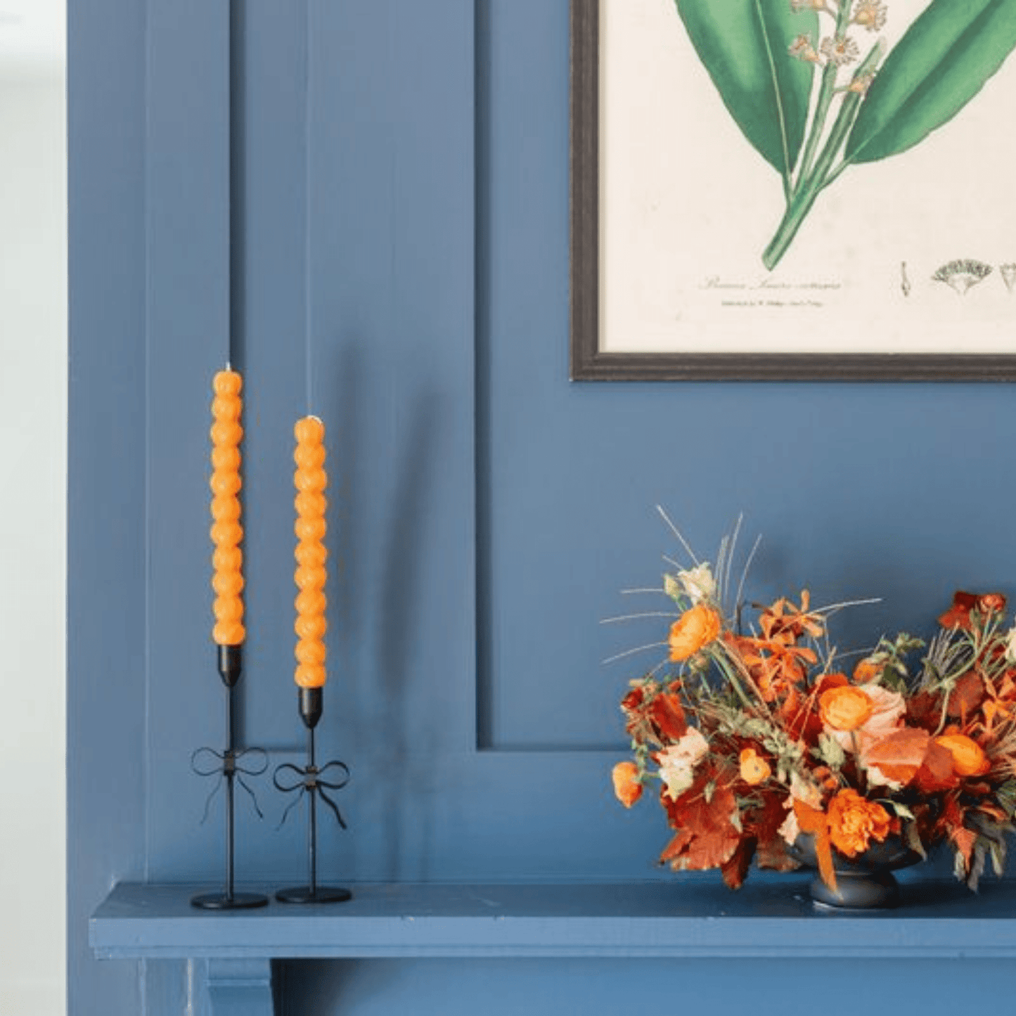 Stacking Pumpkin Taper Candle Set - themonogram manor 