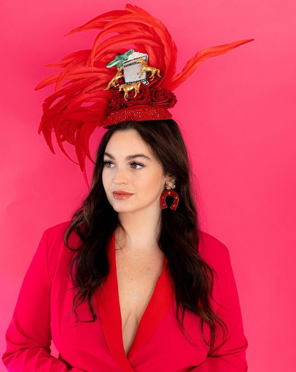 Derby Horseshoe - Red - themonogram manor 