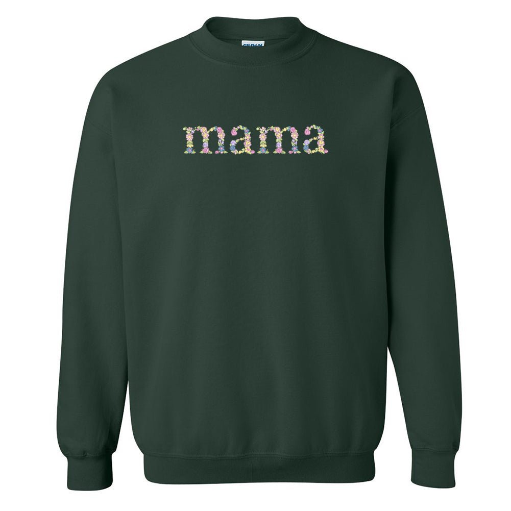 'Floral Mama' Crewneck Sweatshirt - themonogram manor 