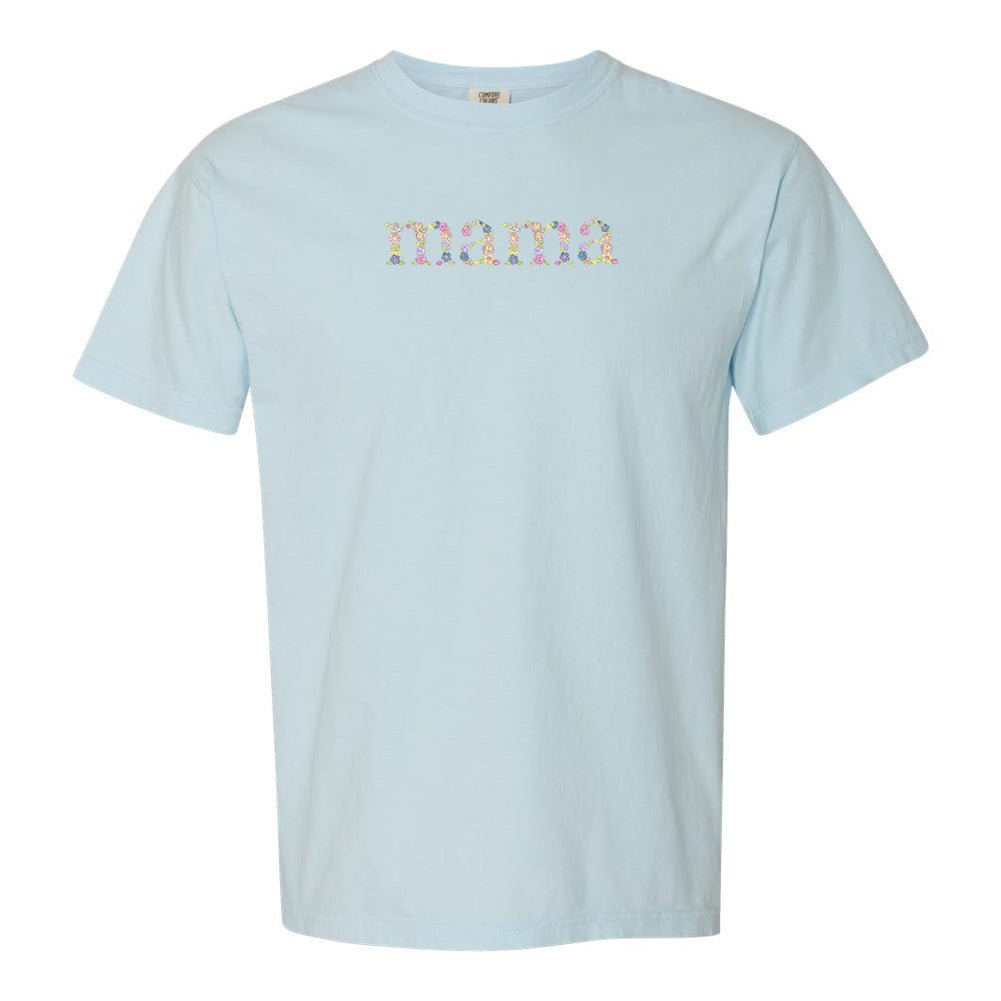 'Floral Mama' Comfort Colors T-Shirt - themonogram manor 