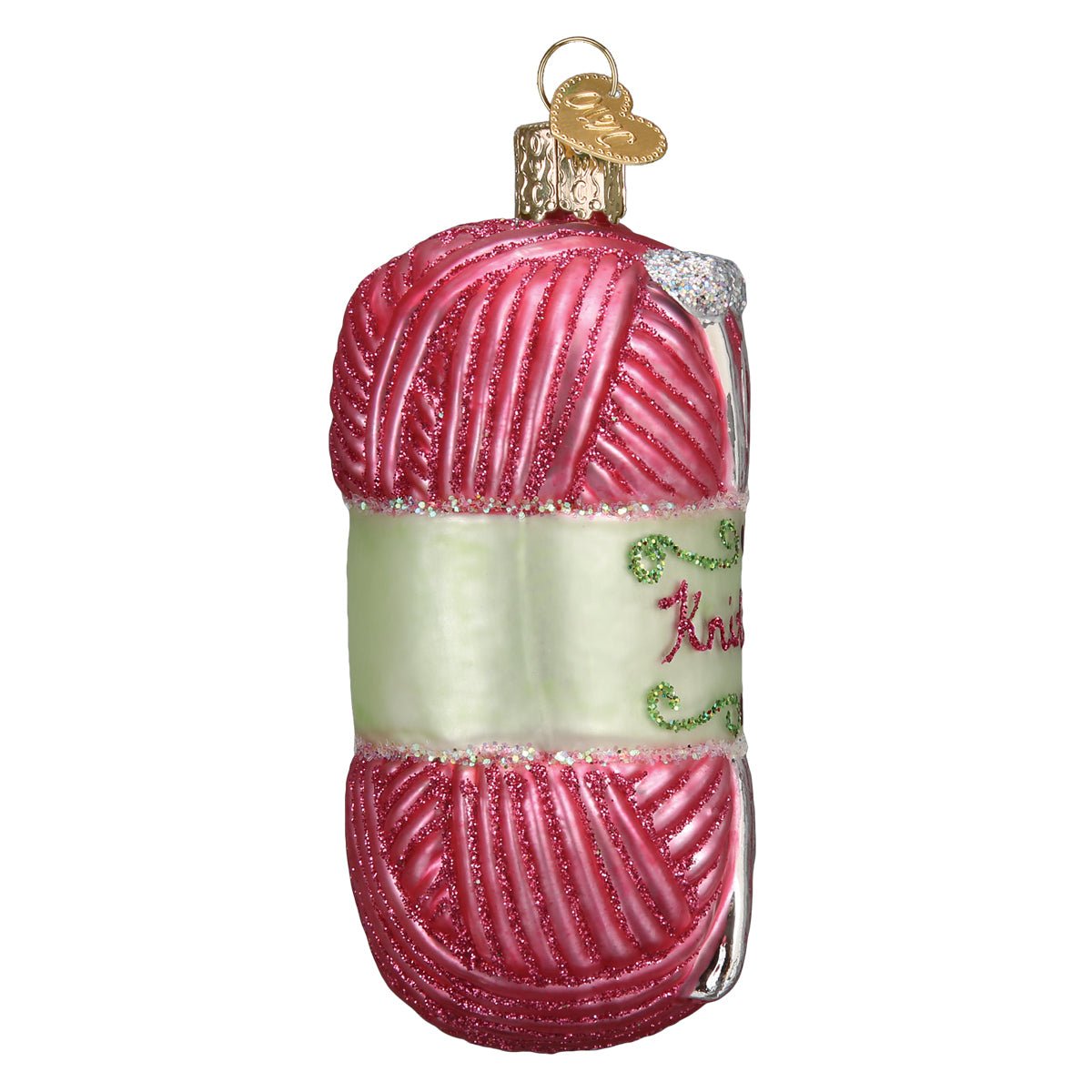 Knitting Yarn Ornament - themonogram manor 