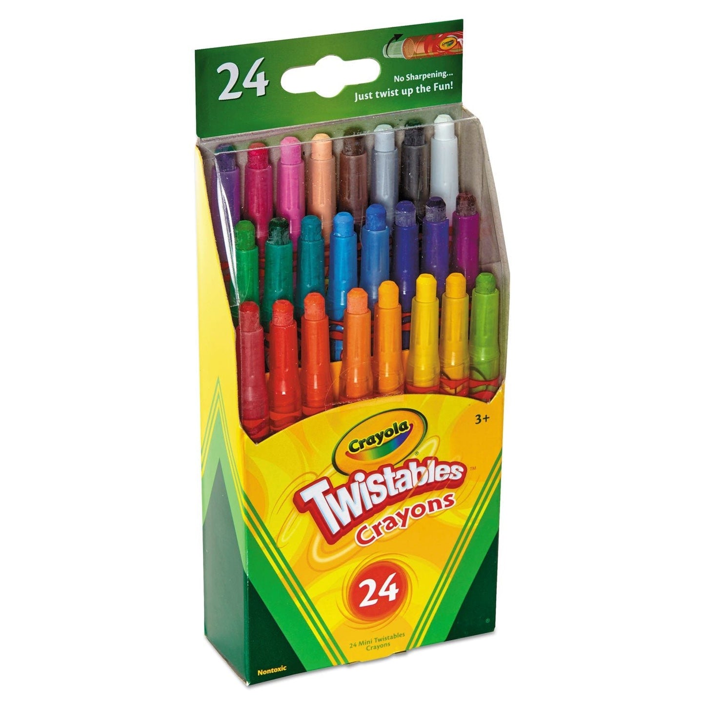 Crayola Twistables Mini Crayons, 24 Colors/Pack - themonogram manor 