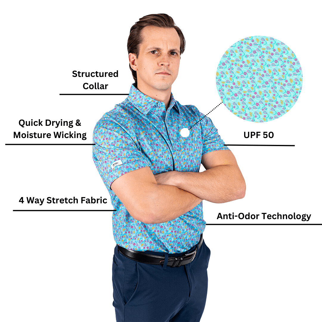 Time to Par/Tee Men's Polo - themonogram manor 