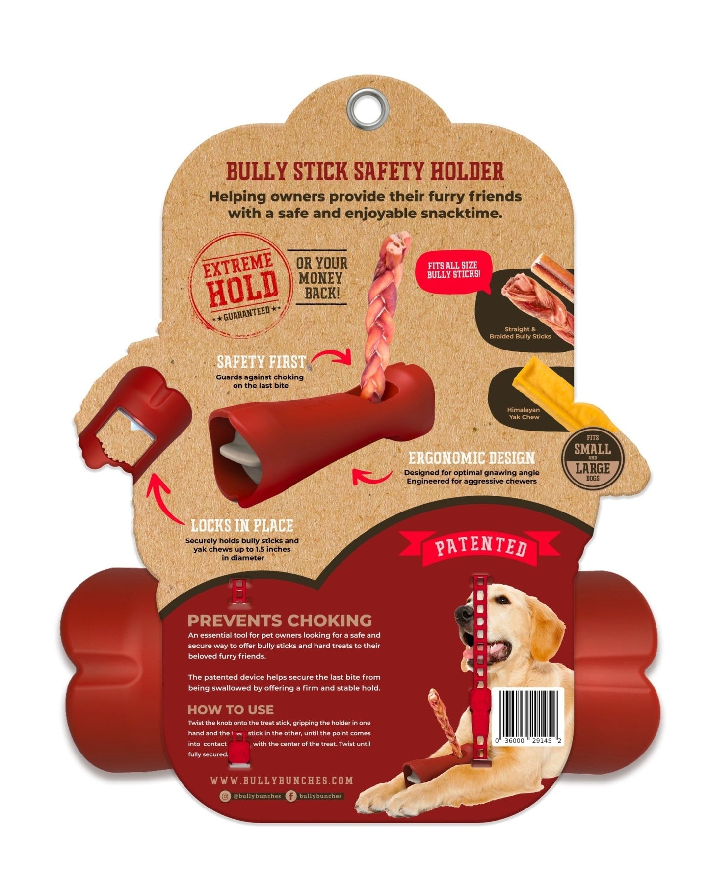 Bully Stick Safety Holder - themonogram manor 