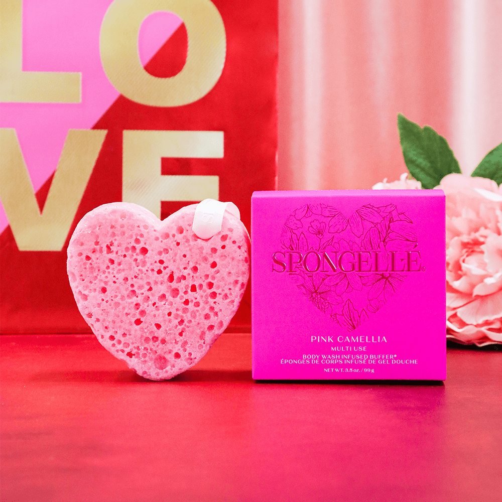 Pink Camellia | Heart Buffer - themonogram manor 