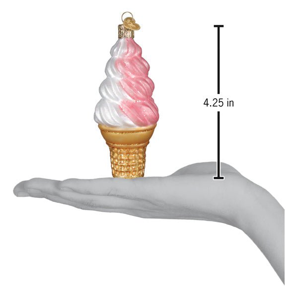 Strawberry Swirl Soft Serve Ornament - themonogram manor 