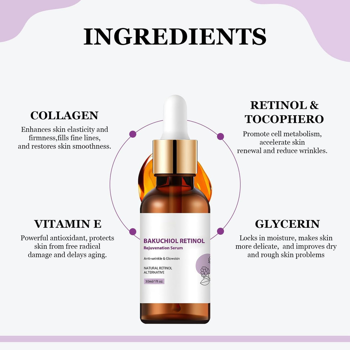 2 PCS Venature Bakuchiol Retinol Rejuvenation Serum, Bakuchiol Retinol Serum Korean for Face, Retinol Serum for Wrinkles, Reduce Wrinkles - themonogram manor 
