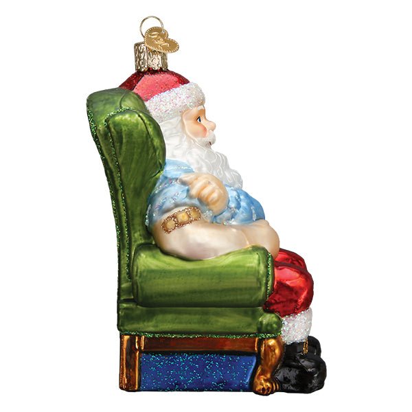 Santa Claus Vaccinated Ornament - themonogram manor 