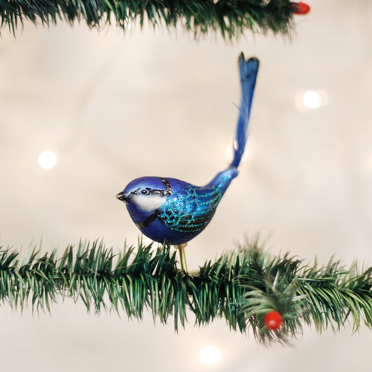 Clip - On Fairy Wren Ornament - themonogram manor 