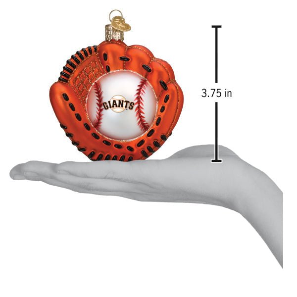 Giants Baseball Mitt Ornament - #themonogram manor #