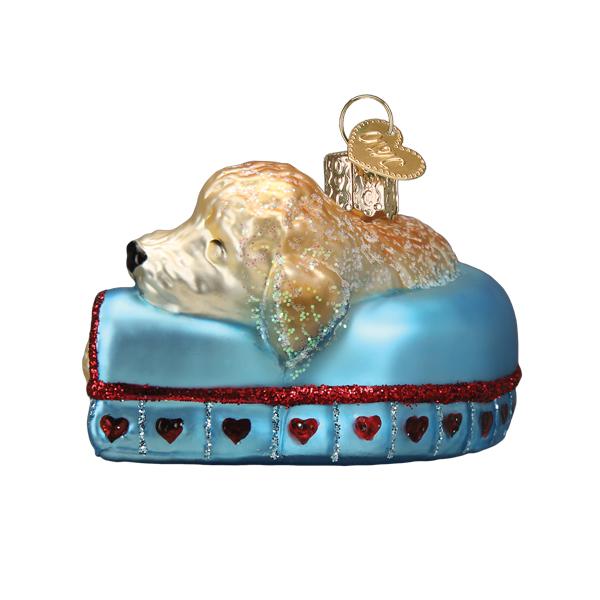 Sleepy Doodle Dog Ornament - themonogram manor 