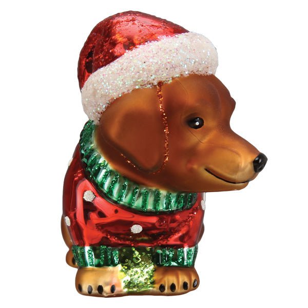 Dashing Dachshund Puppy Ornament - themonogram manor 