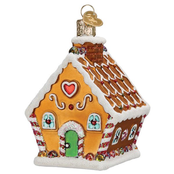 Sweet Gingerbread Cottage Ornament - themonogram manor 