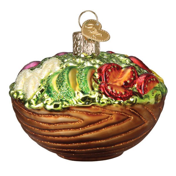 Bowl Of Salad Ornament - themonogram manor 