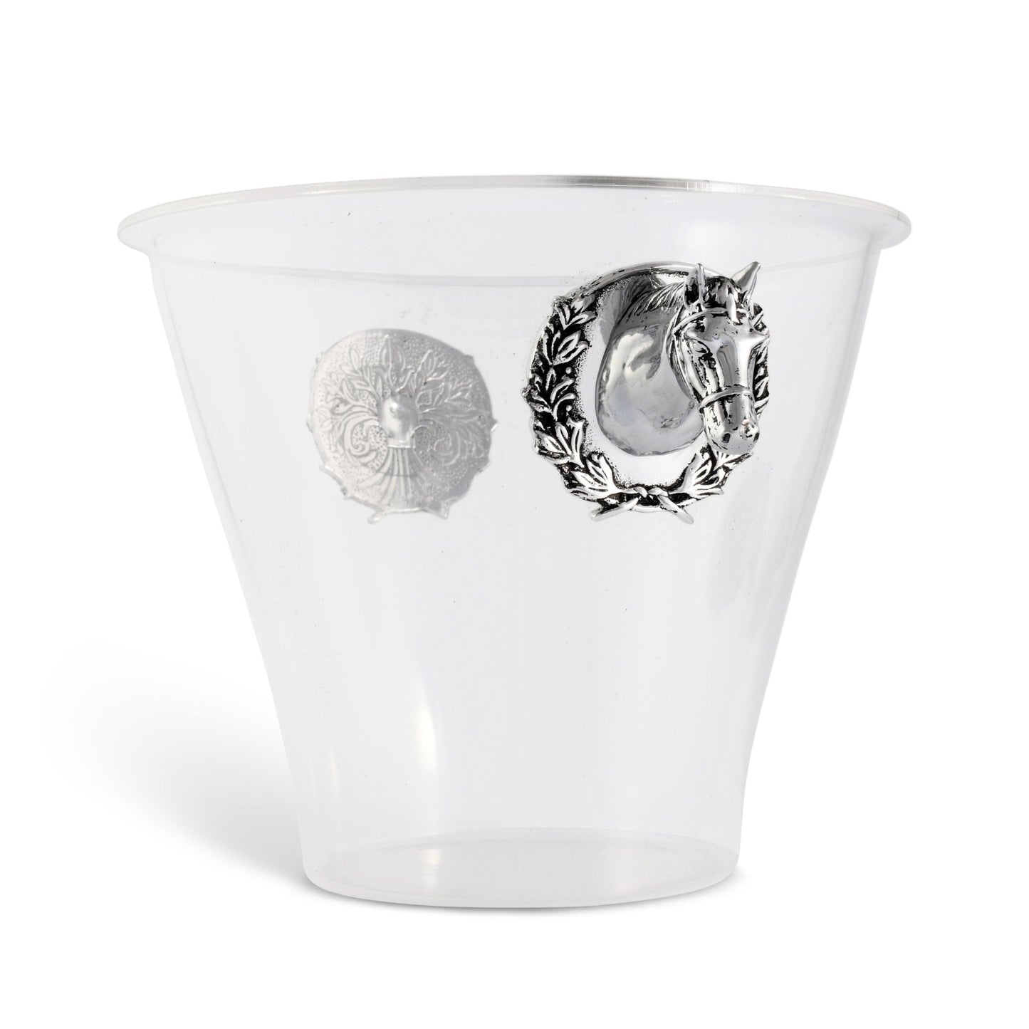 Horse Head Handle Acrylic Ice Bucket - themonogram manor 