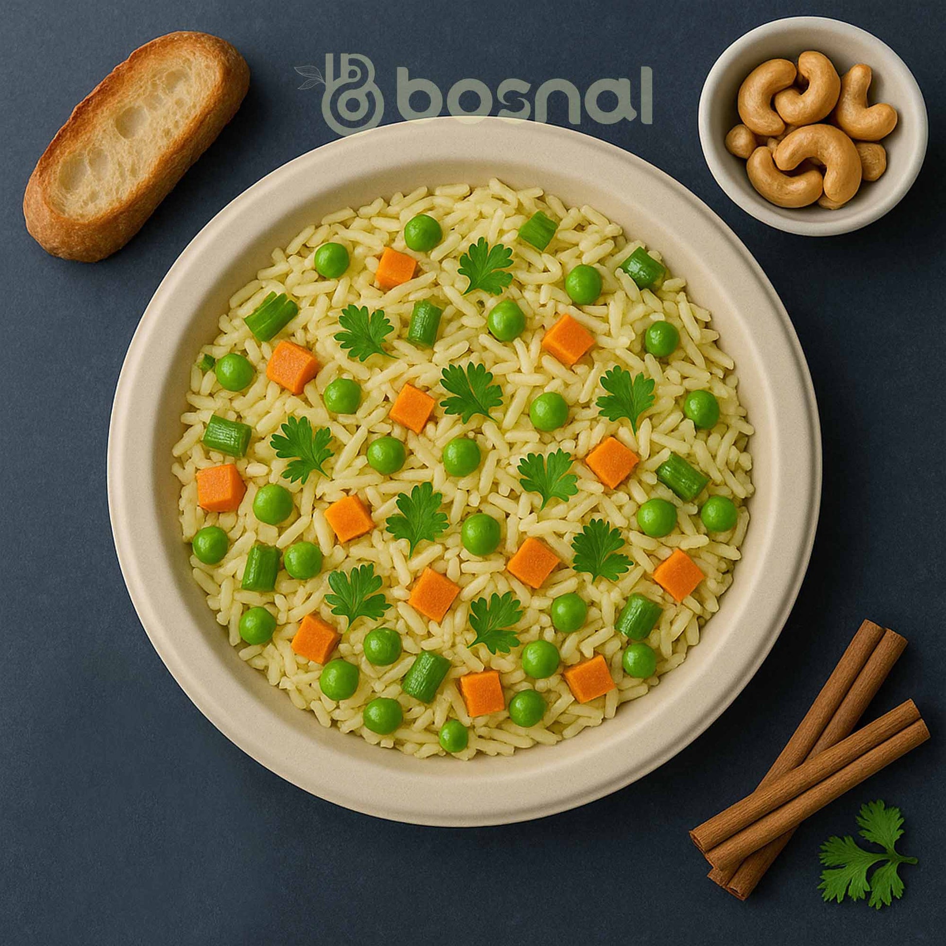 Bosnal – Sugarcane Bagasse Compostable 10 inch and 7 inch Round Plates - themonogram manor 