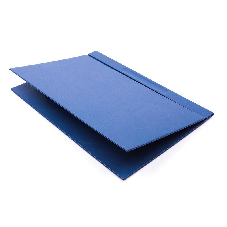 MOOG Leather Desk Set - Double Document Tray - Blue - 10 PCS - themonogram manor 