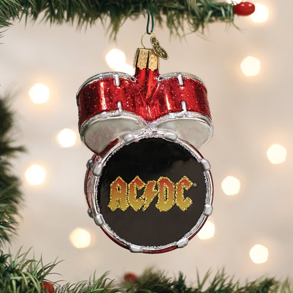 AC/DC Drum Set Ornament - themonogram manor 