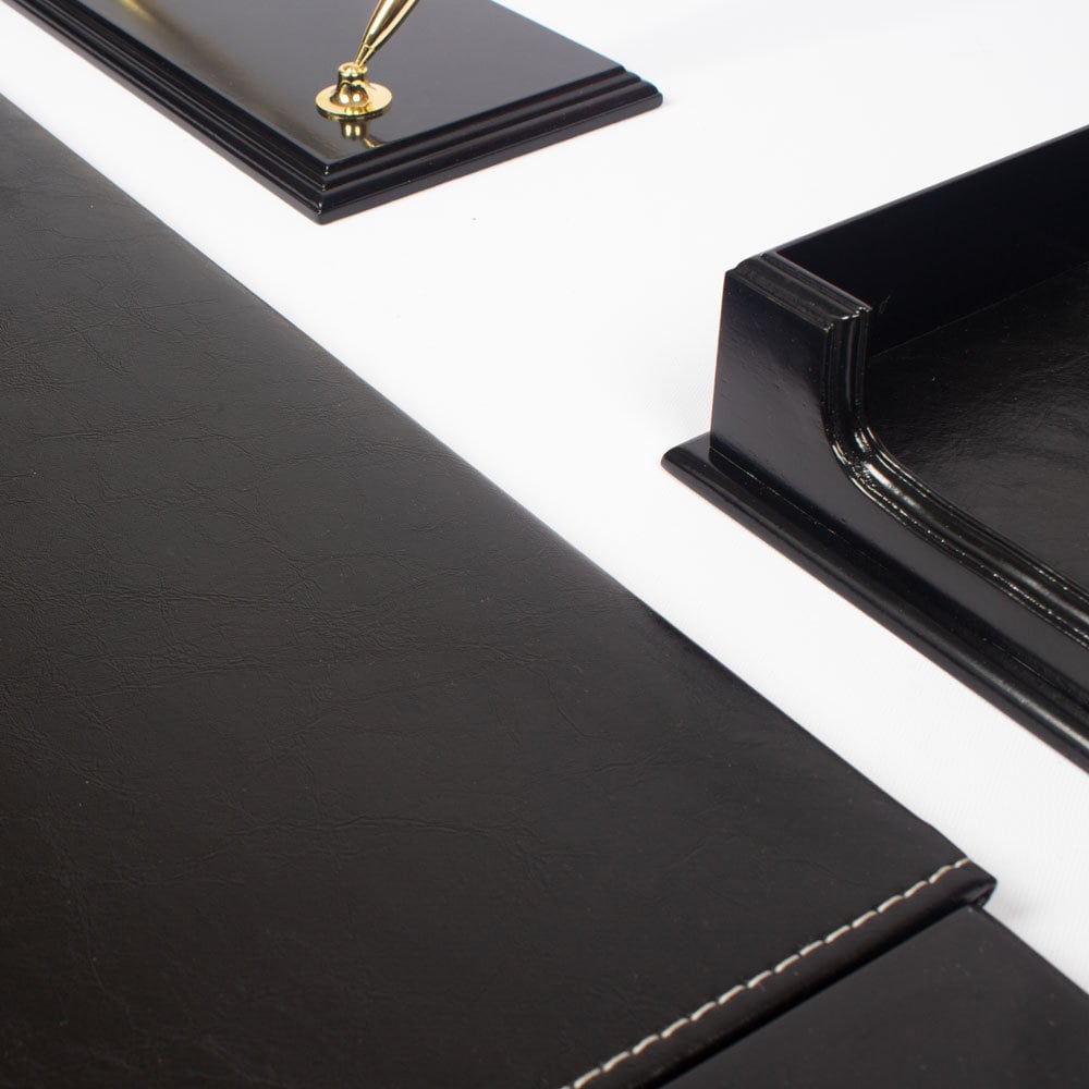 MOOG Wooden Prestige Desk Set - Blackrose - 8 PCS - themonogram manor 
