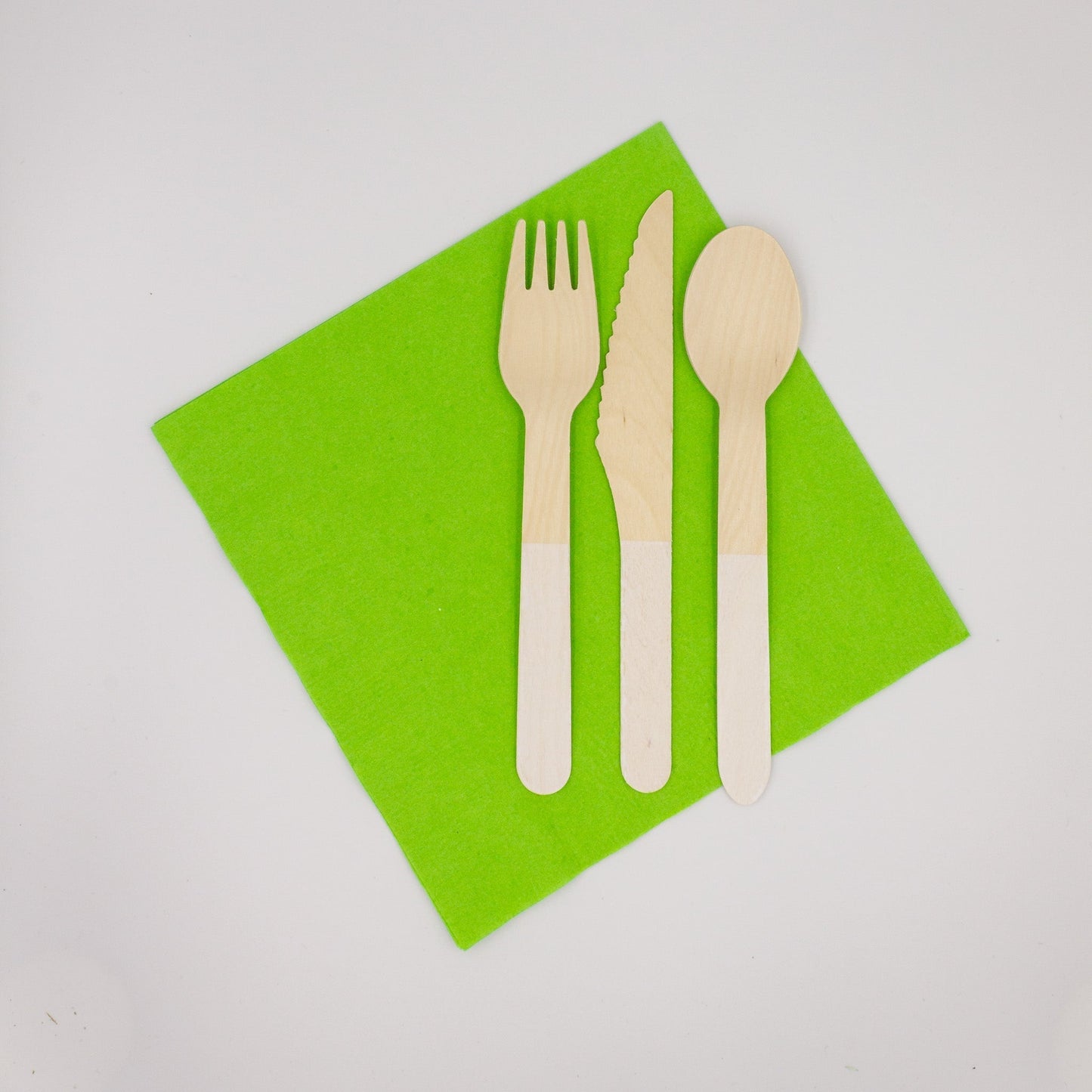 White Wooden Utensil Set – 24ct | ON SALE!! - themonogram manor 