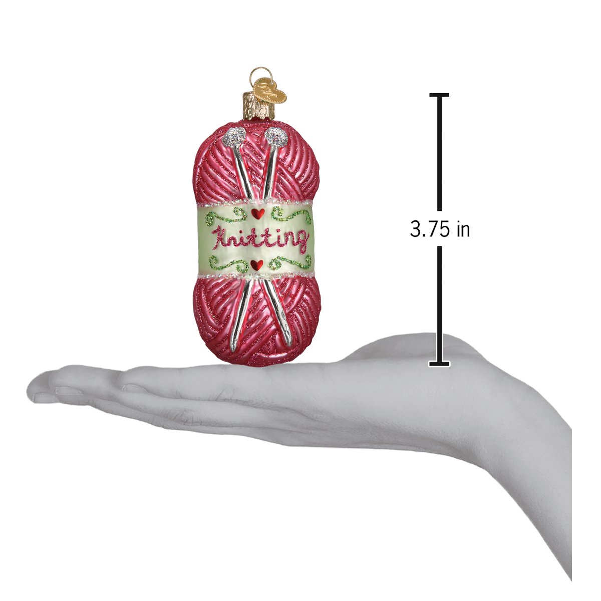 Knitting Yarn Ornament - themonogram manor 