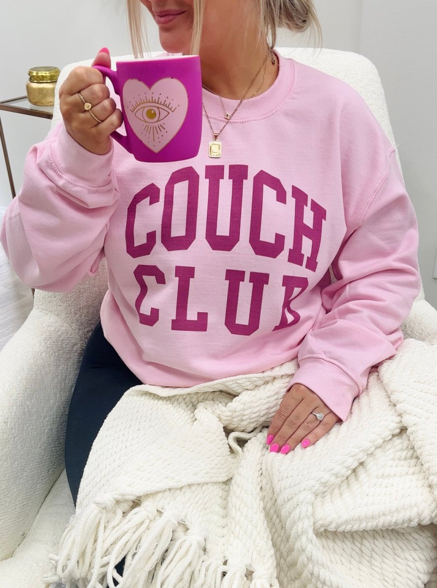 'Team Nap/Couch Club' Crewneck Sweatshirt - themonogram manor 