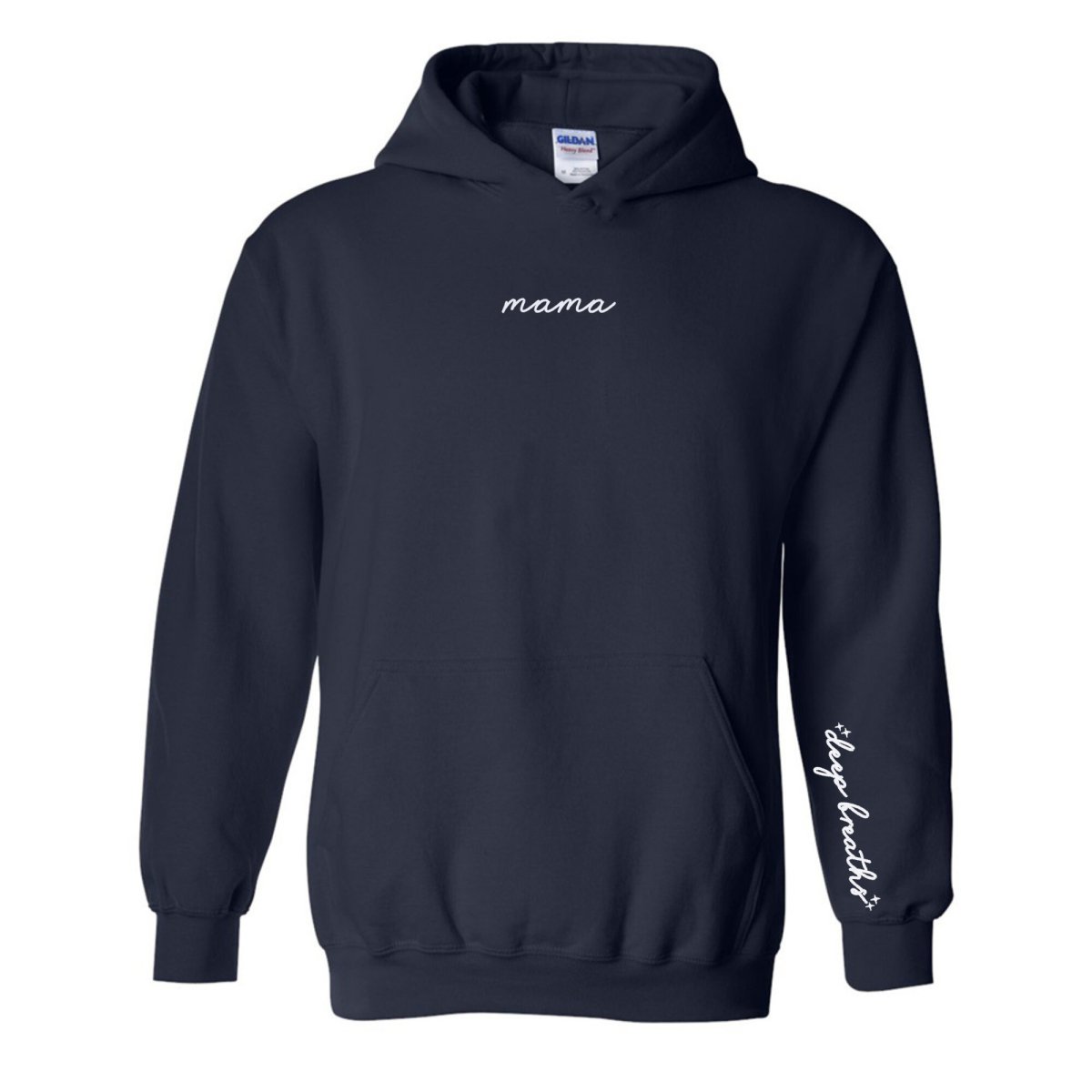 Mama 'Deep Breaths Reminder' Hoodie - themonogram manor 