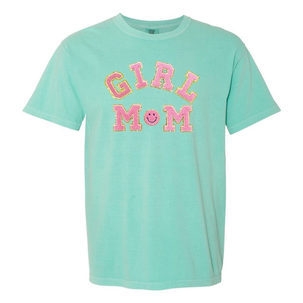 Girl Mom Letter Patch T-Shirt - themonogram manor 